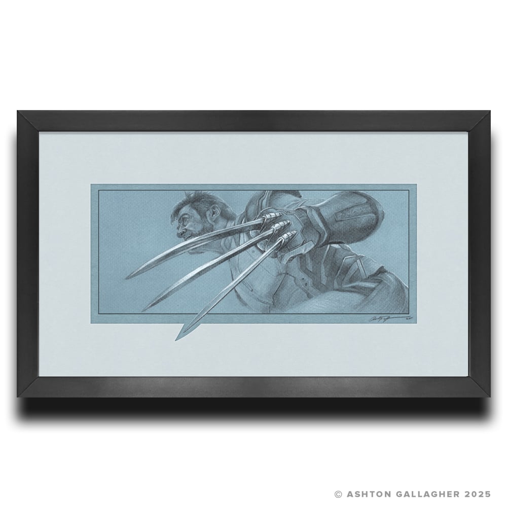 Image of WOLVERINE DRAWING STUDY