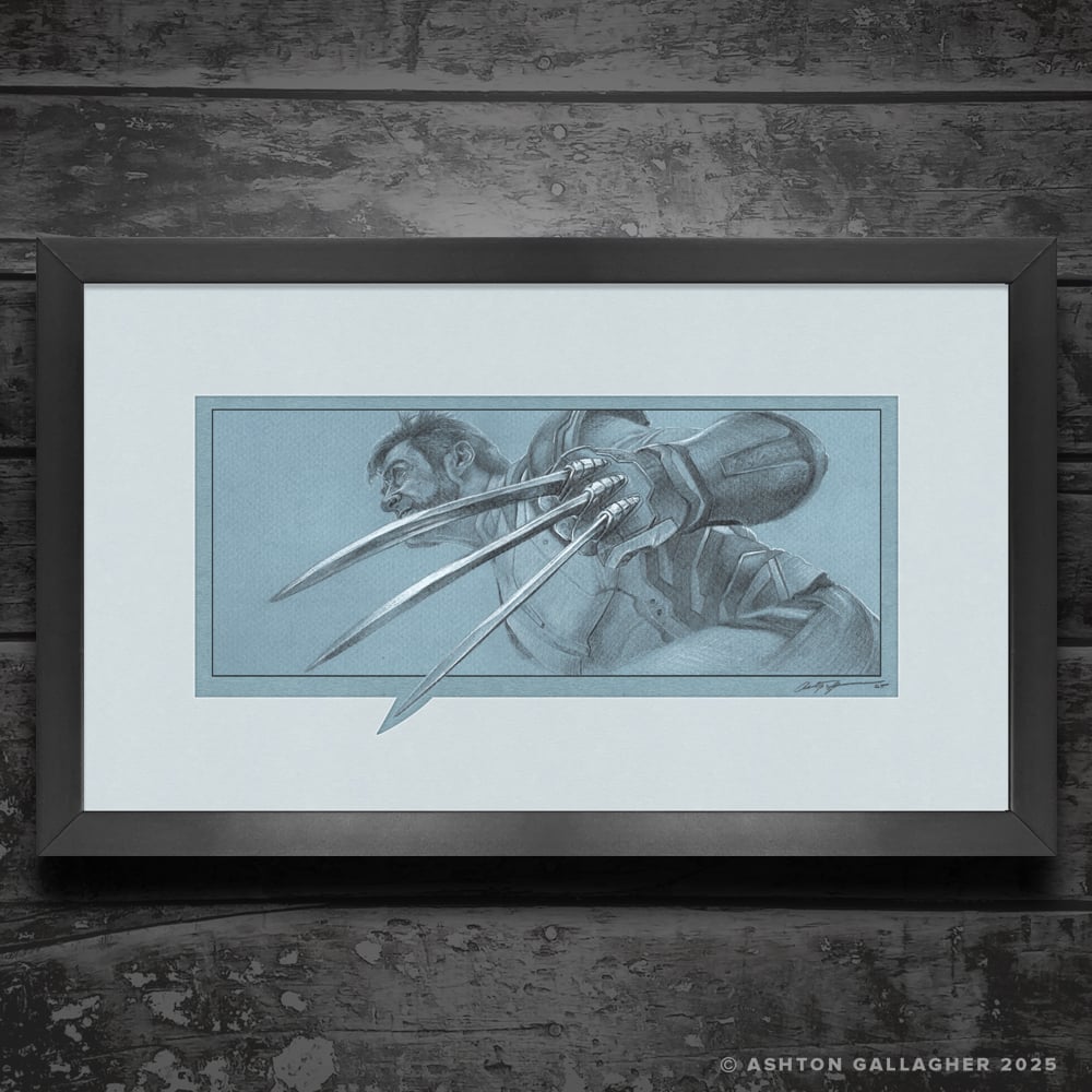 Image of WOLVERINE DRAWING STUDY