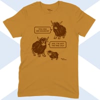 Image 1 of Wee Calf Mustard T-shirt