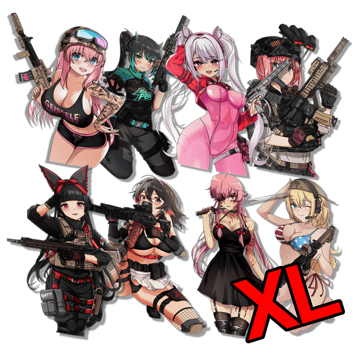 Image of XL Die-Cut Stickers