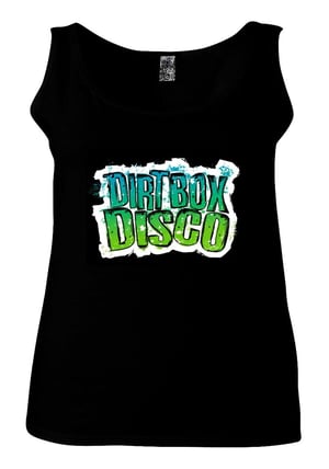 Image of Dirt Box Disco - Green/Blue 'Logo' - T-Shirt or Ladies Vest