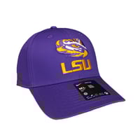 Image 1 of Nike LSU Tigers Hat Cap Mens Adjustable Strap M-L Purple NCAA Club Cap New