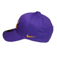 Image 4 of Nike LSU Tigers Hat Cap Mens Adjustable Strap M-L Purple NCAA Club Cap New
