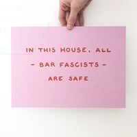 Image 1 of "In This House All* Are Safe" Print
