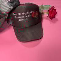 Image 4 of Brown/Pink “Give Me My Flowers “ trucker 