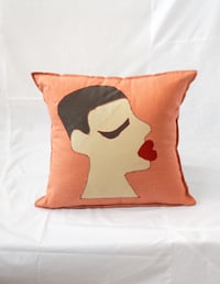 Image 1 of Kissing Boy Cushion Cover