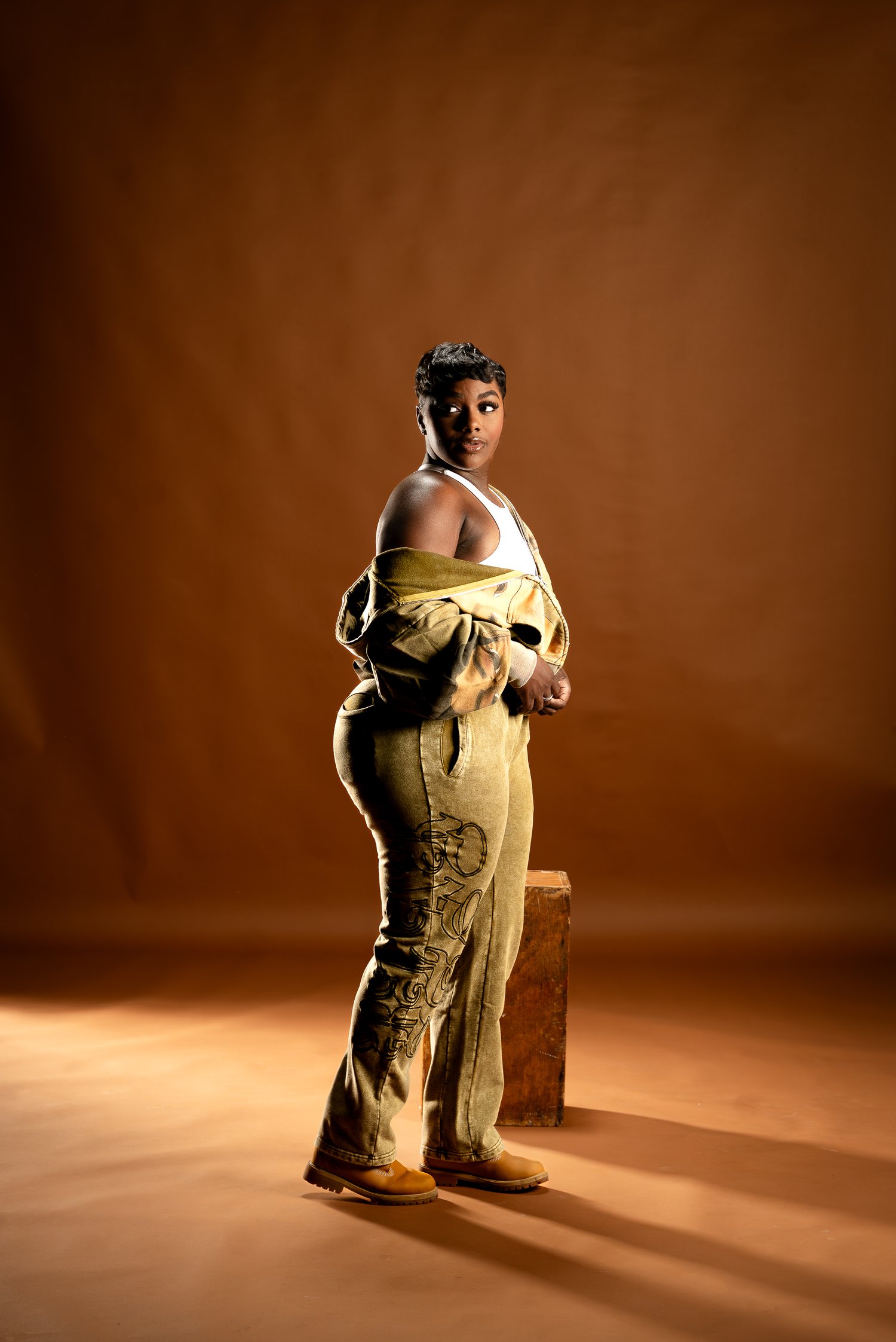 Image of The "BLAK Earth Tone" Washed Pants in Olive