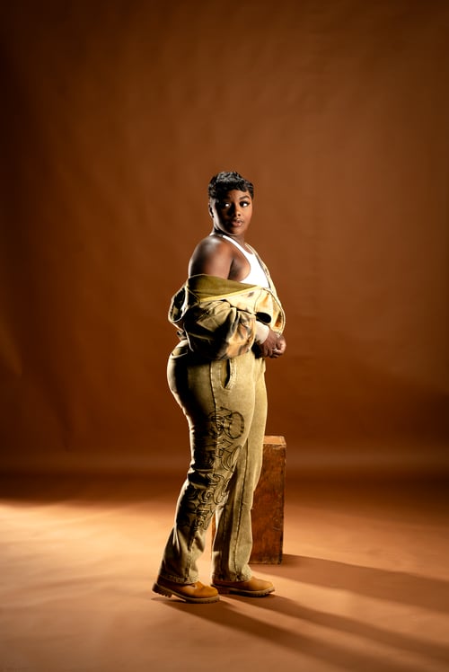 Image of The "BLAK Earth Tone" Washed Pants in Olive