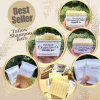 Image 11 of Solid Tallow Shampoo Bar / Hydrating & Nourishing Travel-Friendly Shampoo