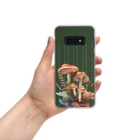 Image 8 of Beautiful Watercolor Red Fungus Mushroom Clear Case for Samsung®