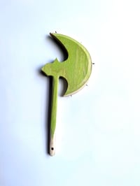 Image 2 of Weapons for Block’em Pop’em WoodBots (Recycled Skateboards)(Single)
