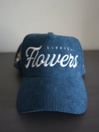 Image 1 of Everyday Flowers ( Blue Corduroy ) 
