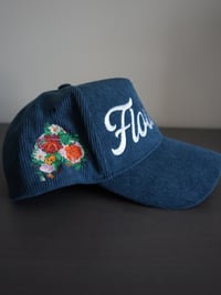 Image 3 of Everyday Flowers ( Blue Corduroy ) 