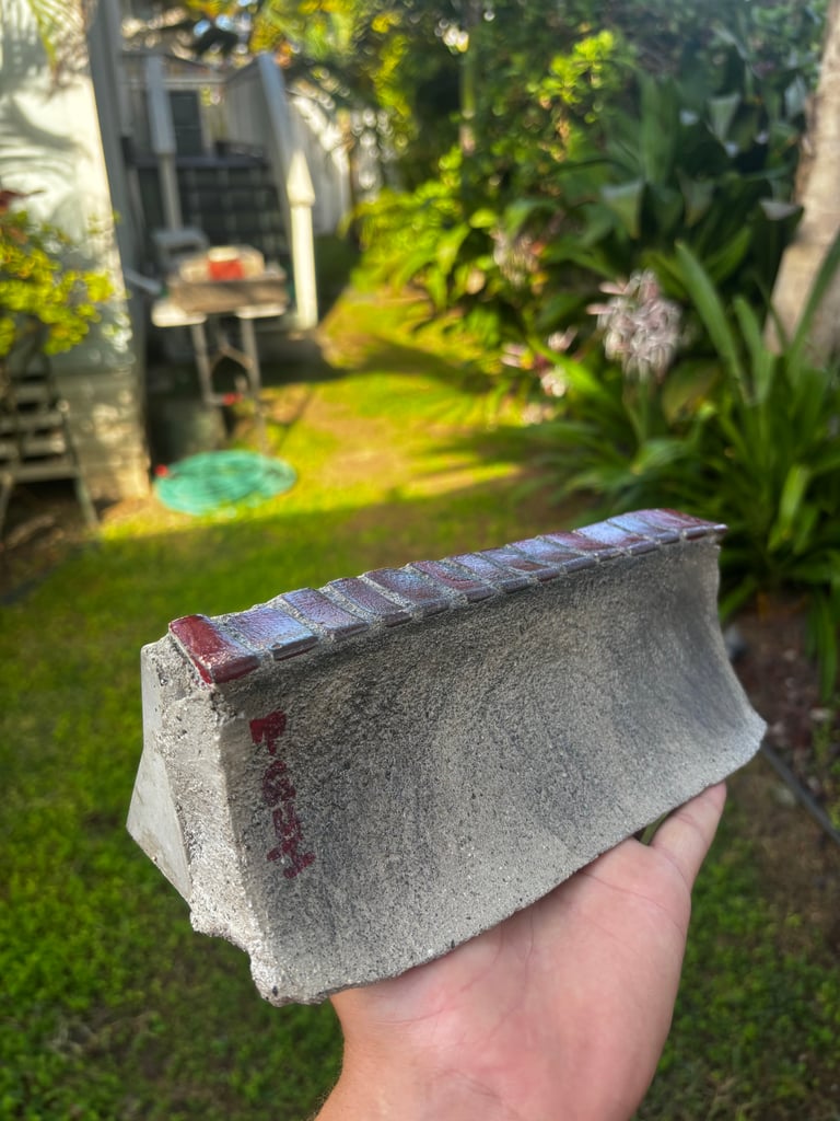 Pool coping quarter Image 2