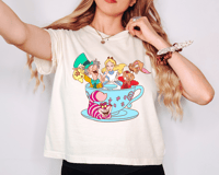 Image 1 of Tea Party Crop Boxy Tee