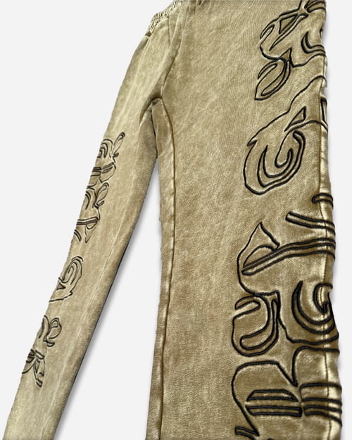 Image of The "BLAK Earth Tone" Washed Pants in Olive