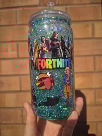 Image 2 of Custom snow globe tumbler 