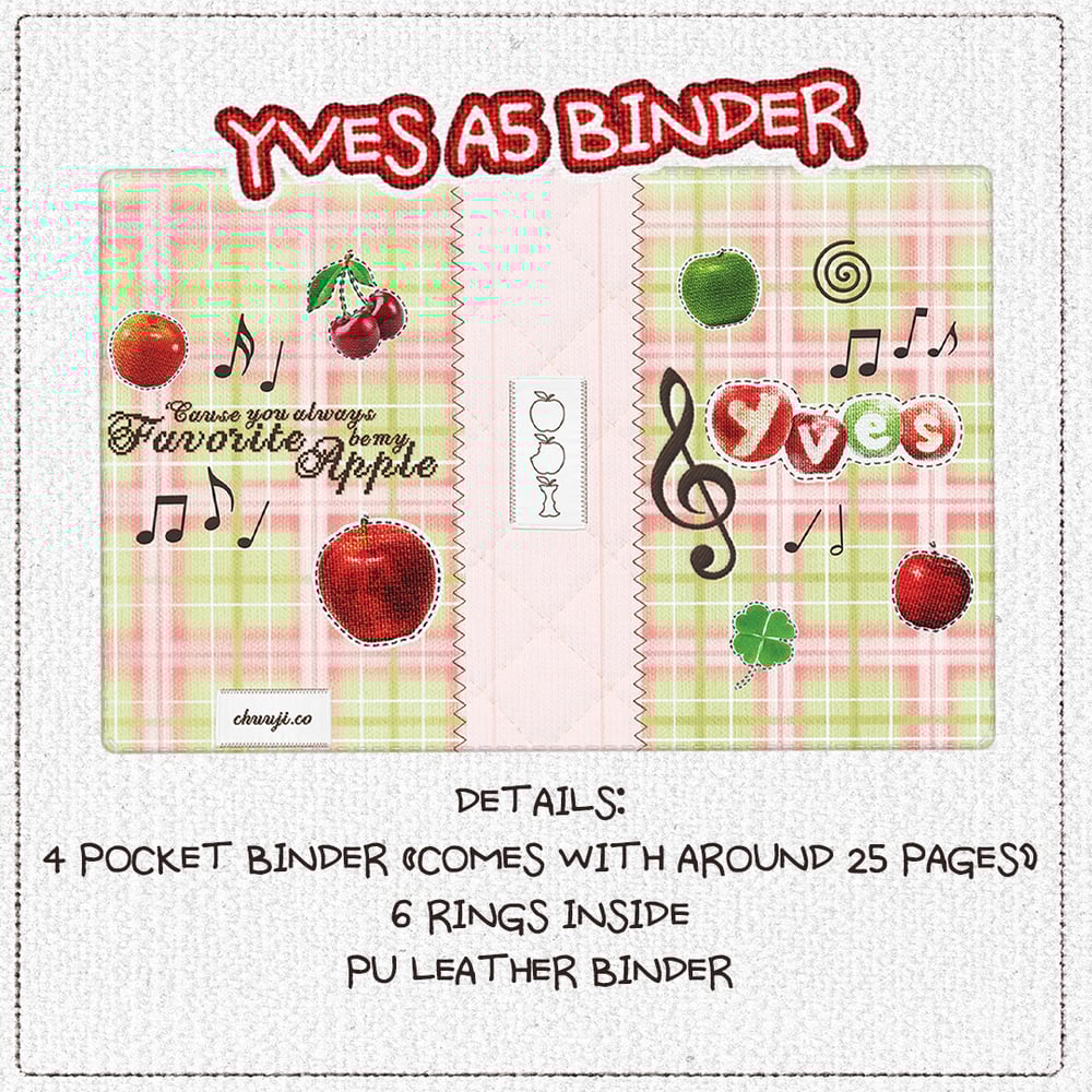 Image of (PREORDER) Yves A5 Binder!