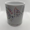 L’ASTRO-MUG : MUG EN CÉRAMIQUE BLANCHE AVEC VOTRE THÈME ASTRAL PERSONNALISÉ 