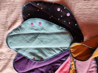 Image 3 of Linen Regular Pads- Set of 10 in Cosmic Hues