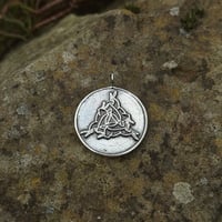 Image 2 of Made to order Three hares pendant