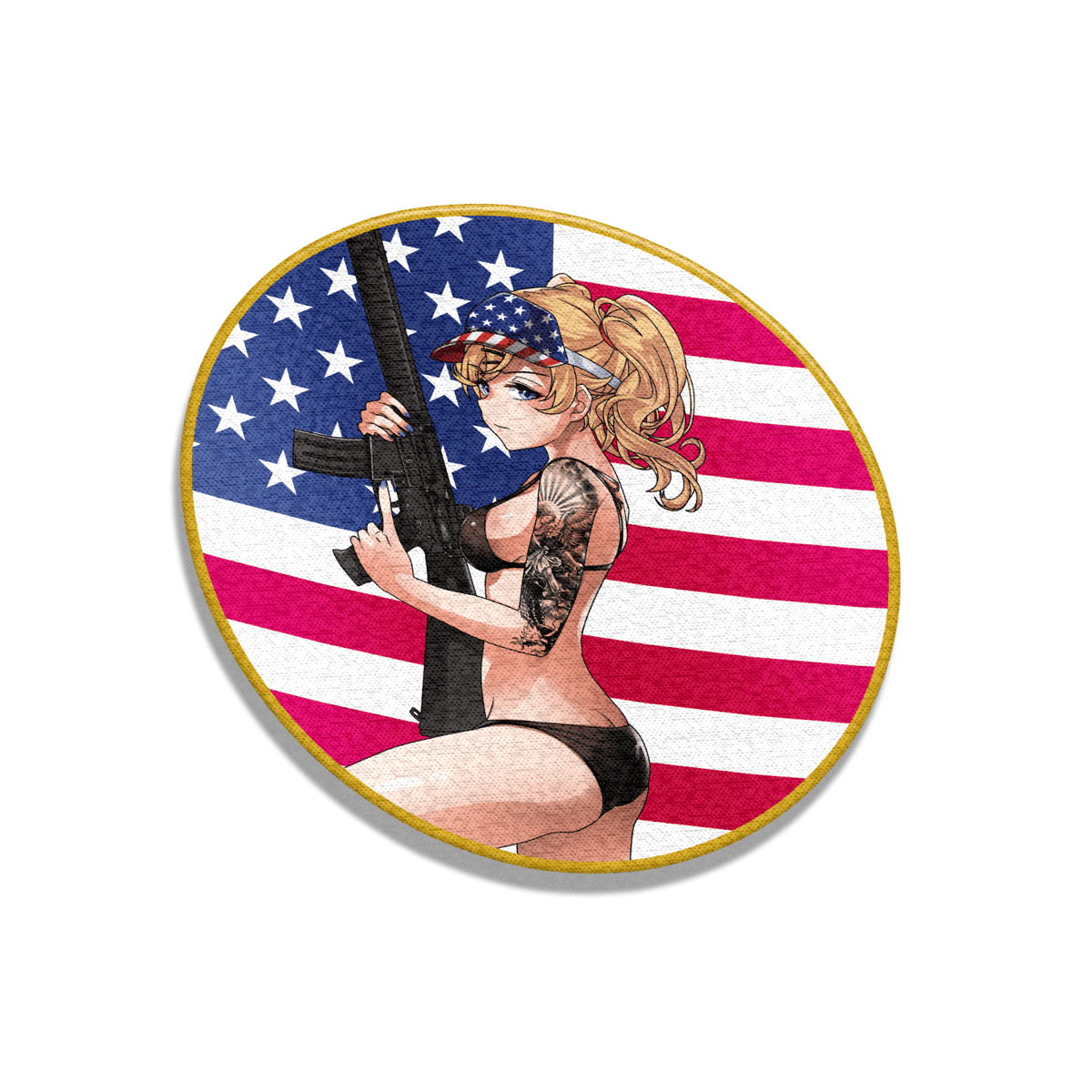 Image of USA Gun Girl Patch 
