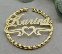 Image 1 of Twisted hoops 