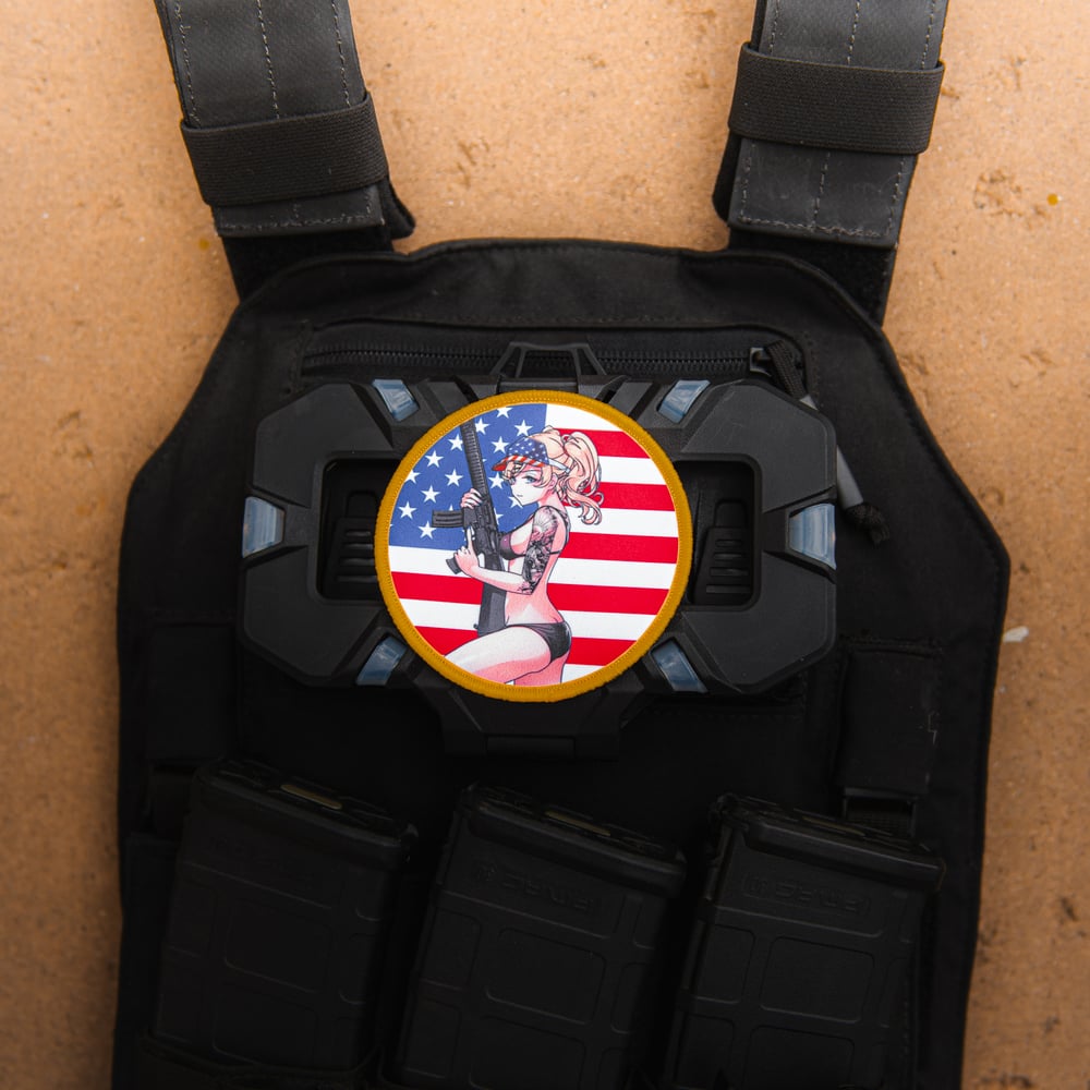 Image of USA Gun Girl Patch 