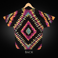 Image 2 of Reverse Tie Dye Diamond Adult (XL) Unisex T-shirt
