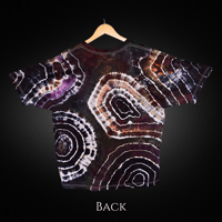 Image 2 of Ice Dyed Purple Geode Adult (2XL) Unisex T-shirt