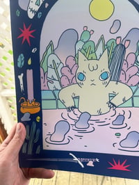 Image 7 of Cat in Water Poster