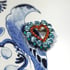 Vintage Love Heart brooch Image 3