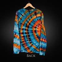 Image 2 of Ice Dyed Vans Long Sleeve Mens (XL) T-shirt 