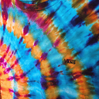 Image 3 of Ice Dyed Vans Long Sleeve Mens (XL) T-shirt 