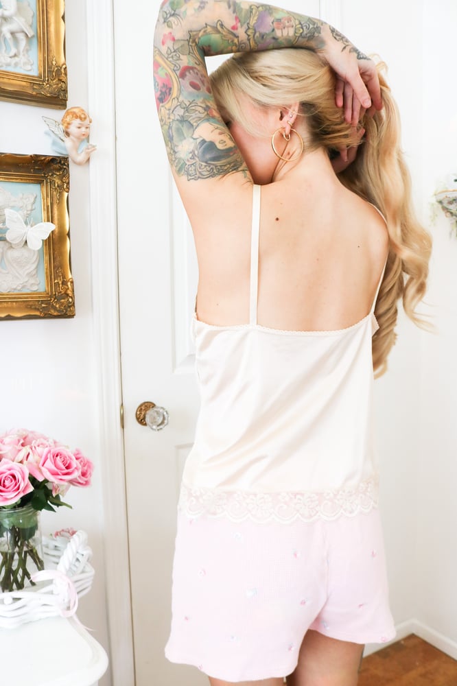 Image of Vintage 1970s JCPenney Fantasia Camisole (36/Medium)