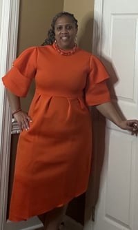 Image 1 of Double Layer Ruffle Sleeve