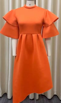 Image 4 of Double Layer Ruffle Sleeve