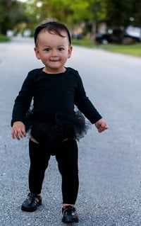 Image 2 of Fluffy Tutu Bodysuit Leotard Girl’s Tulle Dress Set 