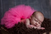 Image 5 of Hot Pink Fluffy Tutu For Babies and Toddlers Birthday Halloween Baby Shower Baby Girl Gift