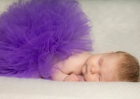 Purple Fluffy Tutu Baby Girl’s Tulle Skirt Baby Shower Birthday Gift