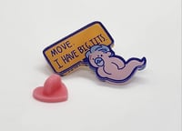 Image 2 of acrylic magnet badge pre-order -ghost Izzy 