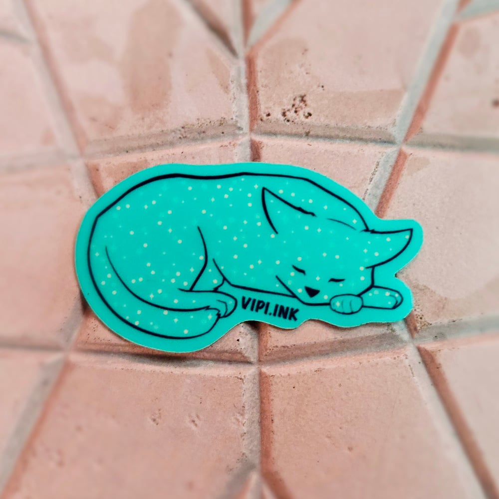 Felis Cat Constellation Sticker
