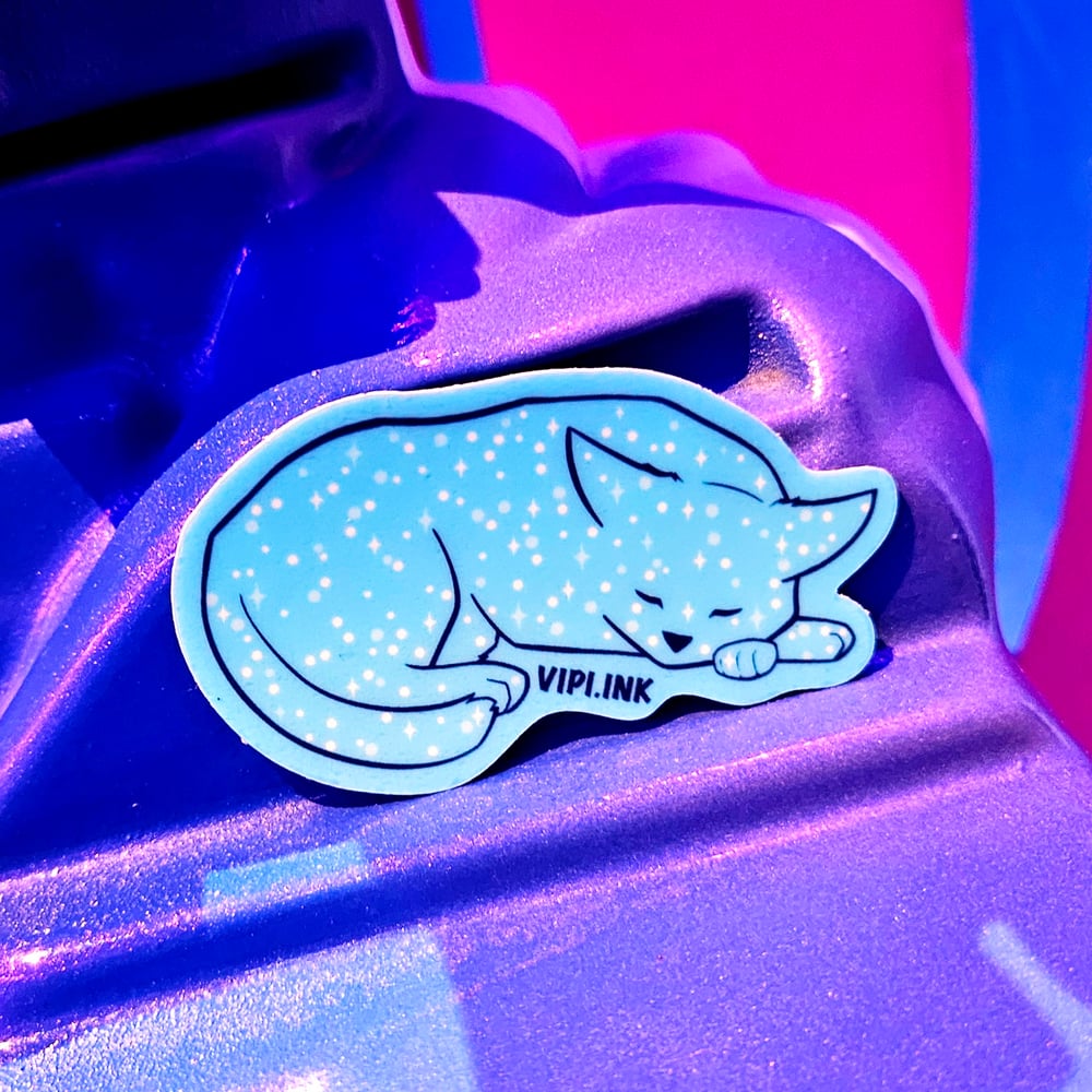 Felis Cat Constellation Sticker