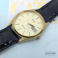 Image 1 of 1983 Seiko Chronos Quartz Gold Day-Date (8123-7080)