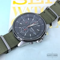 Image 1 of 2012 Seiko SNDE27 Black Dial Quartz Racing Chronograph (7T92-0NY0)
