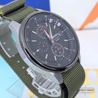 Image 5 of 2012 Seiko SNDE27 Black Dial Quartz Racing Chronograph (7T92-0NY0)
