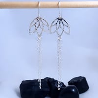 Image 2 of Lotus Earrings