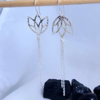 Image 3 of Lotus Earrings