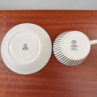 Image 4 of Gustavsberg Spisa Ribb Tea Cup with Saucer