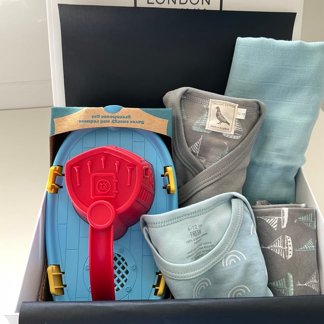 Sailboats Baby Gift Box